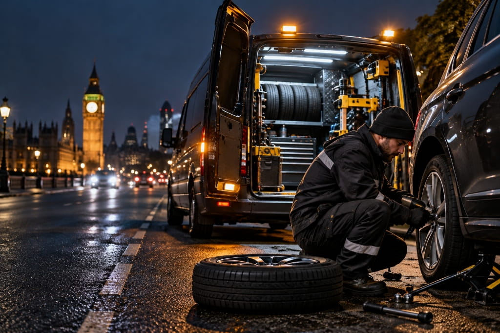 Mobile Tyre Fitting Service Van